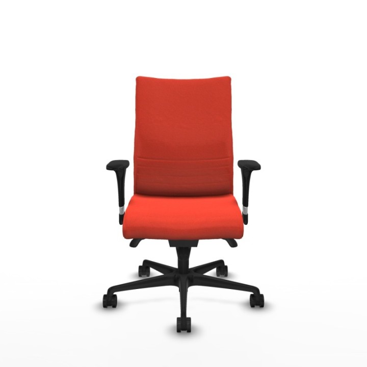 Albacete confidente XL sincro bali naranja oscuro brazos 1D cromados base nailon ruedas 65 mm nailon