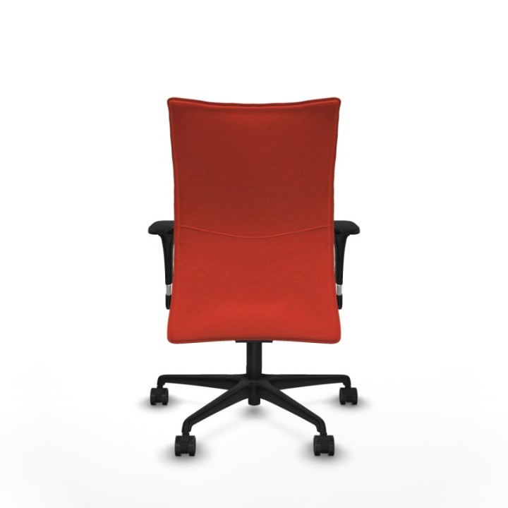 Albacete confidente XL sincro bali naranja oscuro brazos 1D cromados base nailon ruedas 65 mm nailon