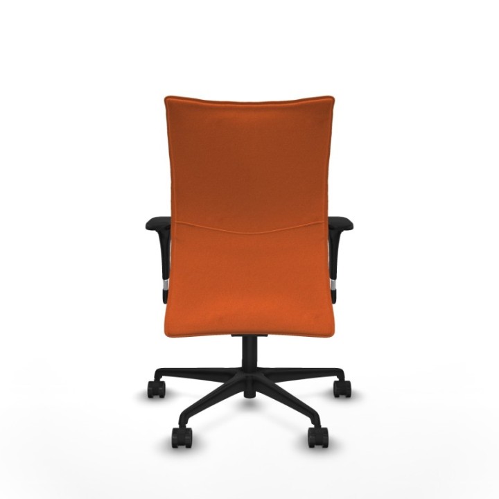 Albacete confidente XL sincro bali naranja brazos 1D cromados base nailon ruedas 65 mm nailon