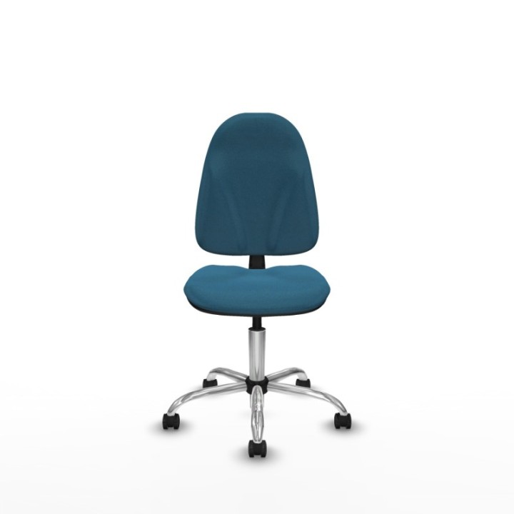 Algarra CP bali verde petroleo  base cromada ruedas autofrenantes 50mm