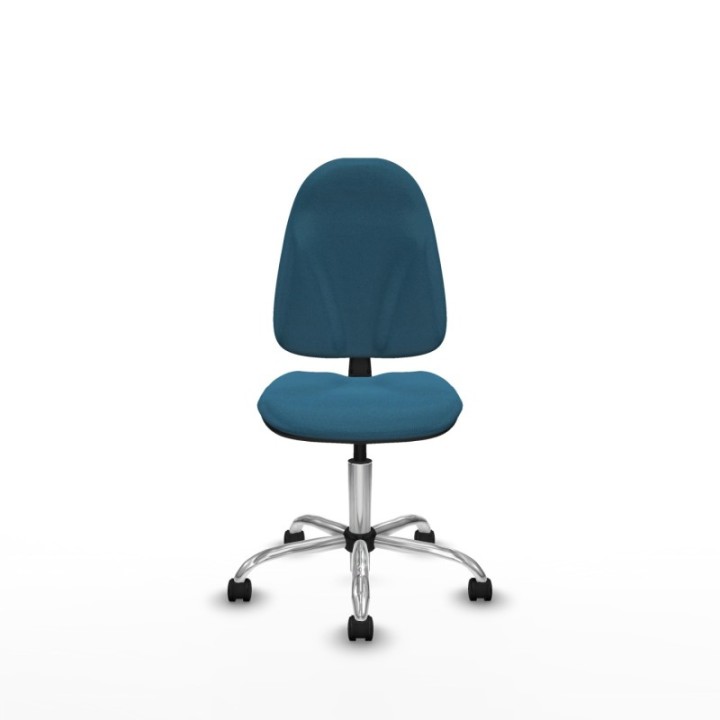 Algarra CP bali verde petroleo  base cromada ruedas nailon 50mm