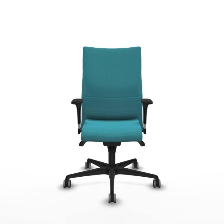 Albacete confidente XL sincro bali turquesa brazos 1D cromados base nailon ruedas 65mm engomadas