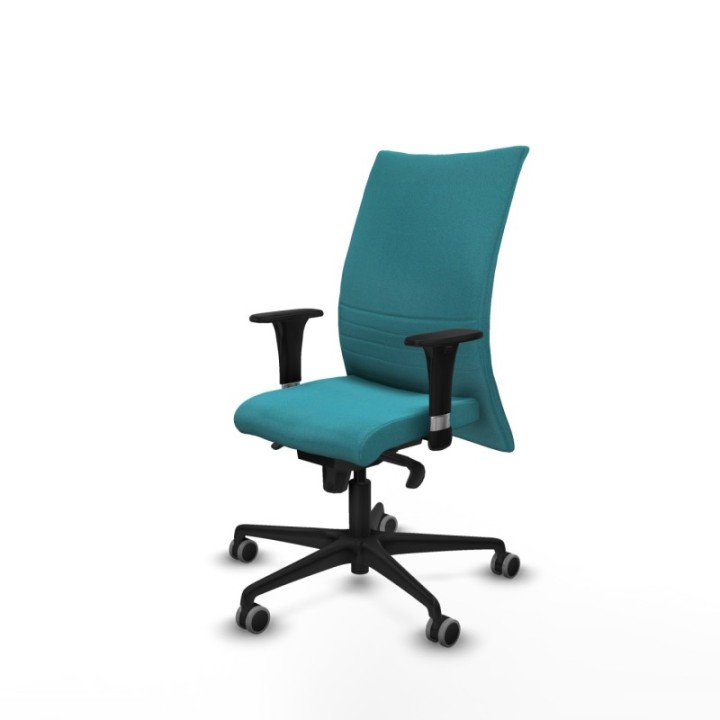 Albacete confidente XL sincro bali turquesa brazos 1D cromados base nailon ruedas 65mm engomadas