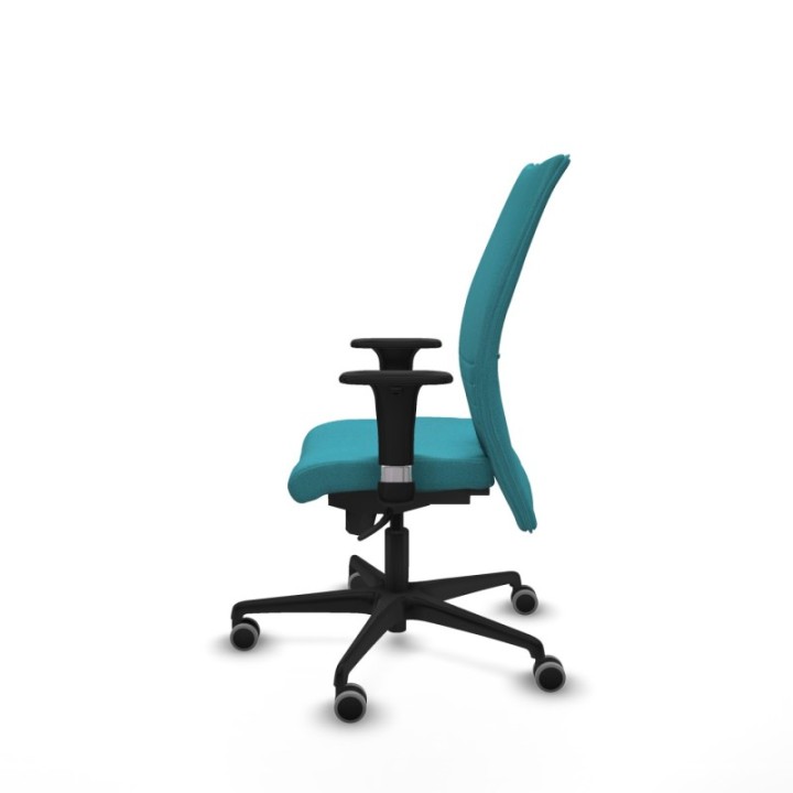 Albacete confidente XL sincro bali turquesa brazos 1D cromados base nailon ruedas 65mm engomadas