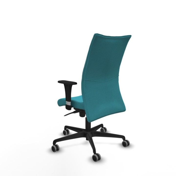 Albacete confidente XL sincro bali turquesa brazos 1D cromados base nailon ruedas 65mm engomadas