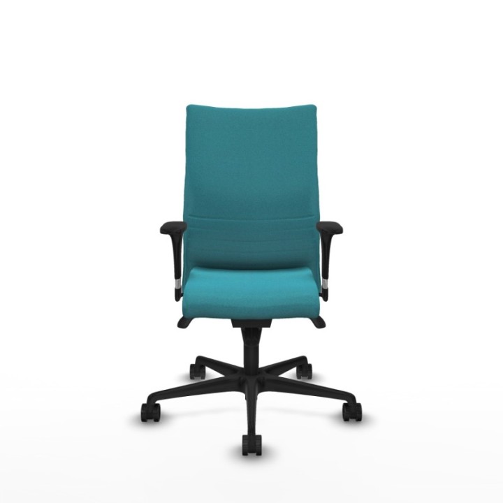 Albacete confidente XL sincro bali turquesa brazos 1D cromados base nailon ruedas 65 mm nailon