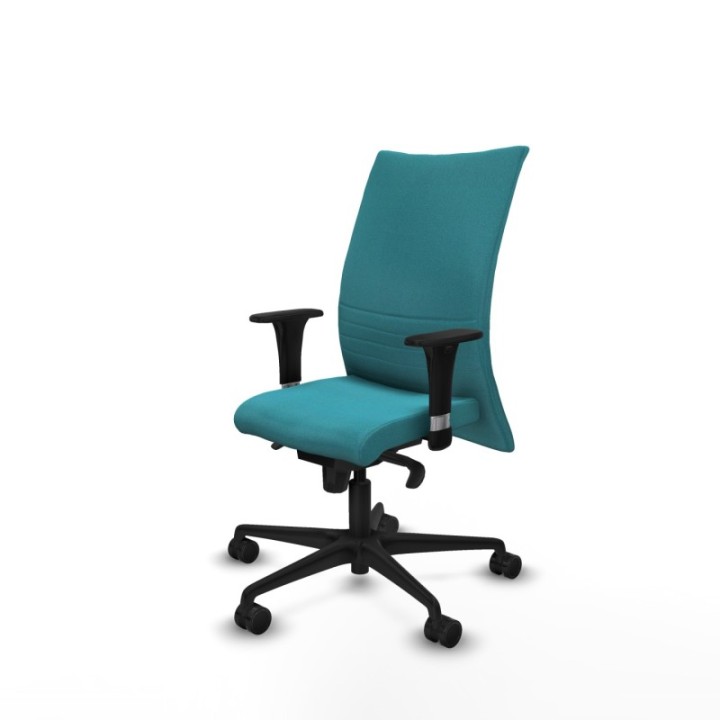 Albacete confidente XL sincro bali turquesa brazos 1D cromados base nailon ruedas 65 mm nailon