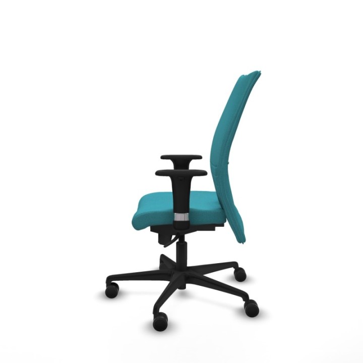 Albacete confidente XL sincro bali turquesa brazos 1D cromados base nailon ruedas 65 mm nailon