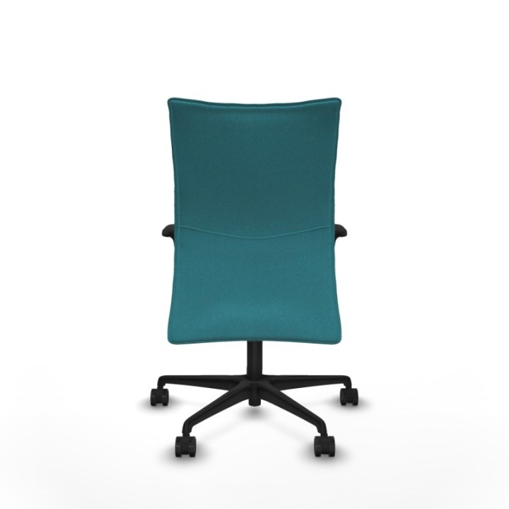 Albacete confidente XL sincro bali turquesa brazos 1D cromados base nailon ruedas 65 mm nailon