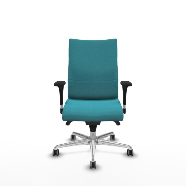 Albacete confidente XL sincro bali turquesa brazos 1D cromados base aluminio ruedas 65mm engomadas