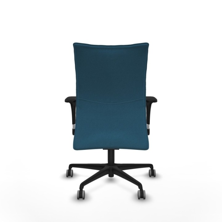 Albacete confidente XL sincro bali verde petroleo brazos 1D cromados base nailon ruedas 65mm engomadas