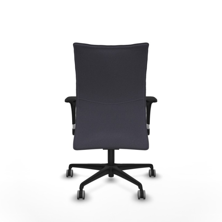 Albacete confidente XL sincro bali gris oscuro brazos 1D cromados base nailon ruedas 65mm engomadas