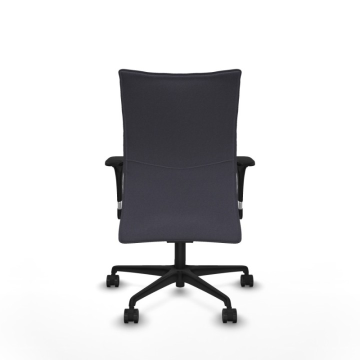 Albacete confidente XL sincro bali gris oscuro brazos 1D cromados base nailon ruedas 65 mm nailon