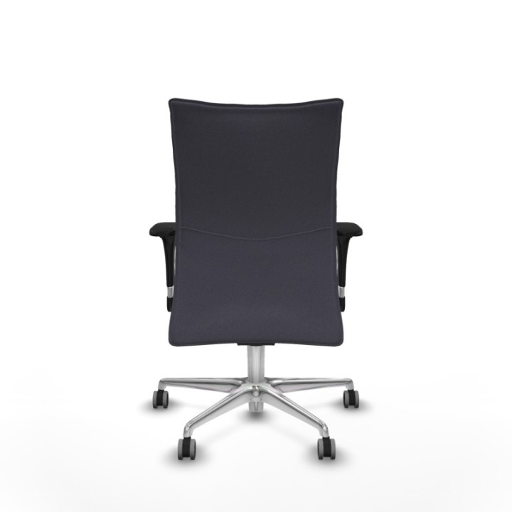 Albacete confidente XL sincro bali gris oscuro brazos 1D cromados base aluminio ruedas 65mm engomadas