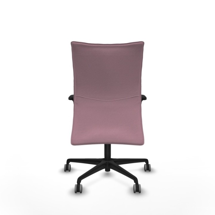 Albacete confidente XL sincro bali rosa brazos 1D cromados base nailon ruedas 65mm engomadas