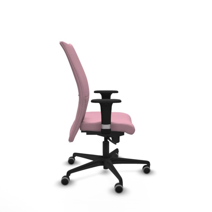 Albacete confidente XL sincro bali rosa brazos 1D cromados base nailon ruedas 65mm engomadas