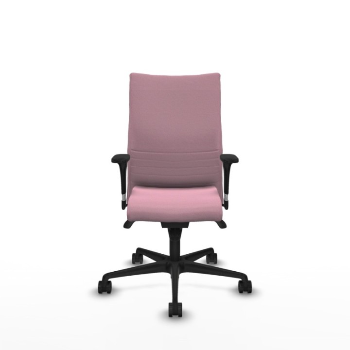 Albacete confidente XL sincro bali rosa brazos 1D cromados base nailon ruedas 65 mm nailon