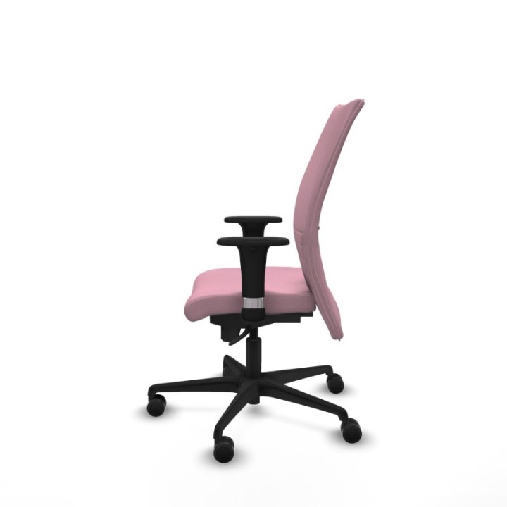 Albacete confidente XL sincro bali rosa brazos 1D cromados base nailon ruedas 65 mm nailon