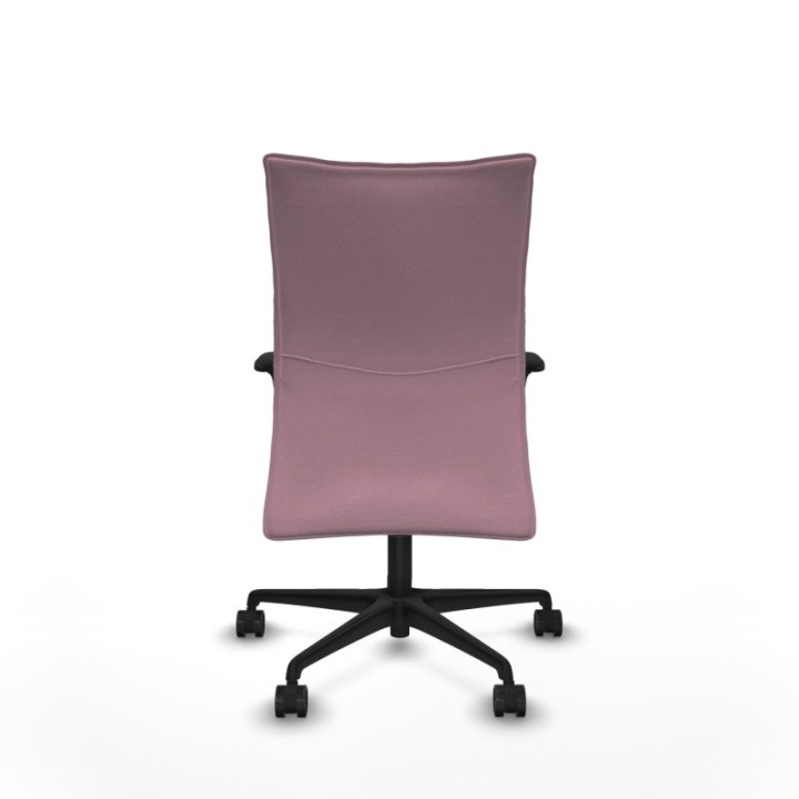 Albacete confidente XL sincro bali rosa brazos 1D cromados base nailon ruedas 65 mm nailon