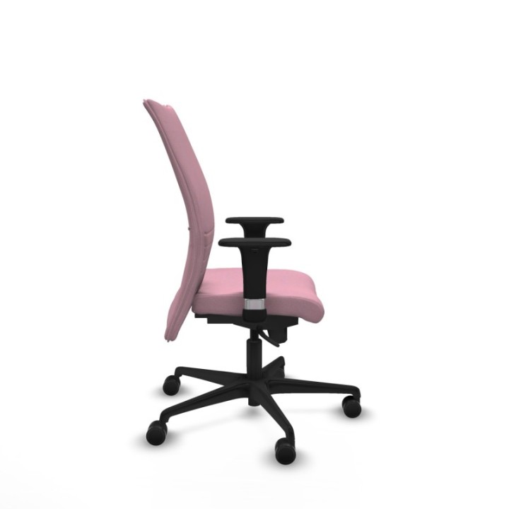 Albacete confidente XL sincro bali rosa brazos 1D cromados base nailon ruedas 65 mm nailon