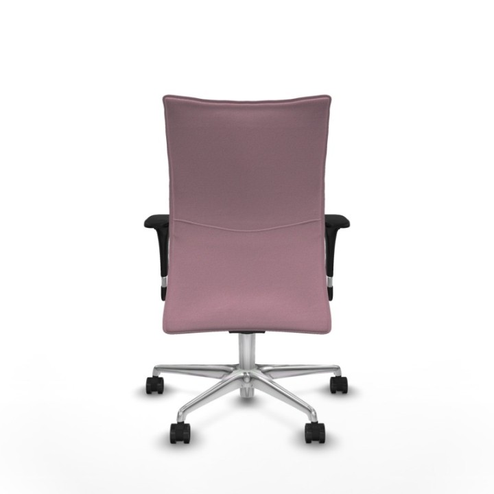 Albacete confidente XL sincro bali rosa brazos 1D cromados base aluminio ruedas 65 mm nailon