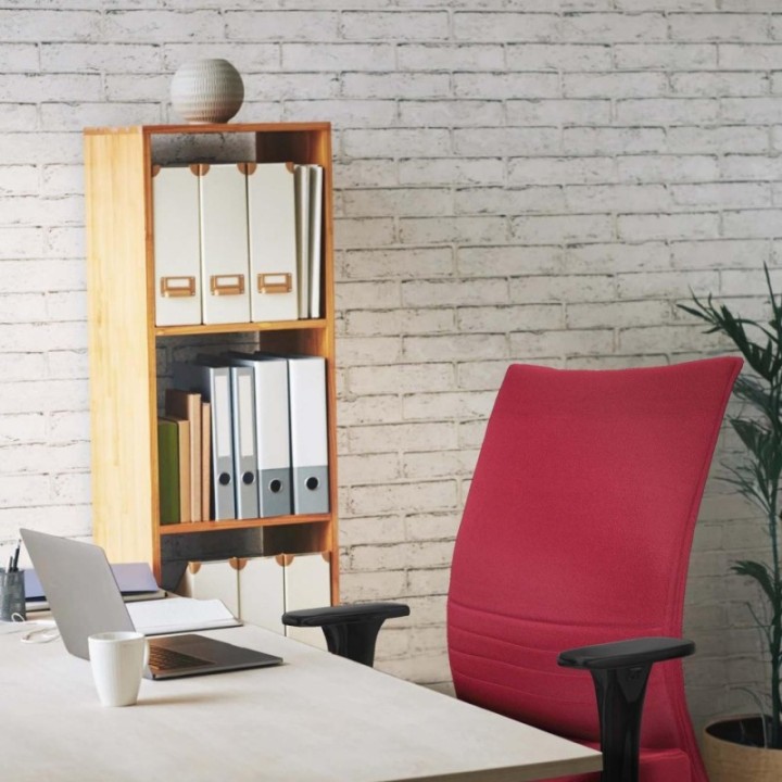 Albacete confidente XL sincro bali rosa brazos 1D cromados base aluminio ruedas 65 mm nailon