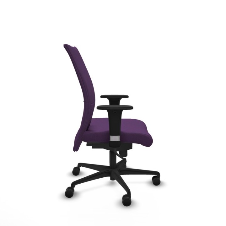 Albacete confidente XL sincro bali morado brazos 1D cromados base nailon ruedas 65 mm nailon