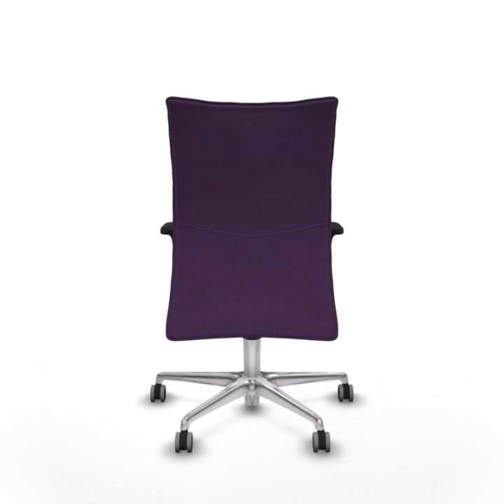 Albacete confidente XL sincro bali morado brazos 1D cromados base aluminio ruedas 65mm engomadas