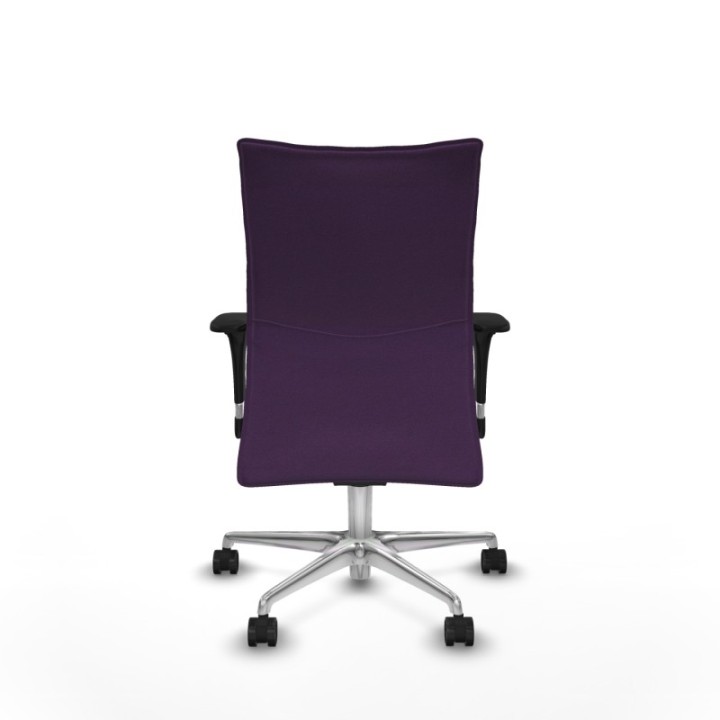 Albacete confidente XL sincro bali morado brazos 1D cromados base aluminio ruedas 65 mm nailon