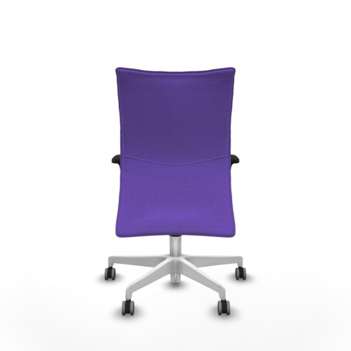 Albacete confidente XL sincro bali lila brazos 1D cromados base blanca ruedas 65mm engomadas