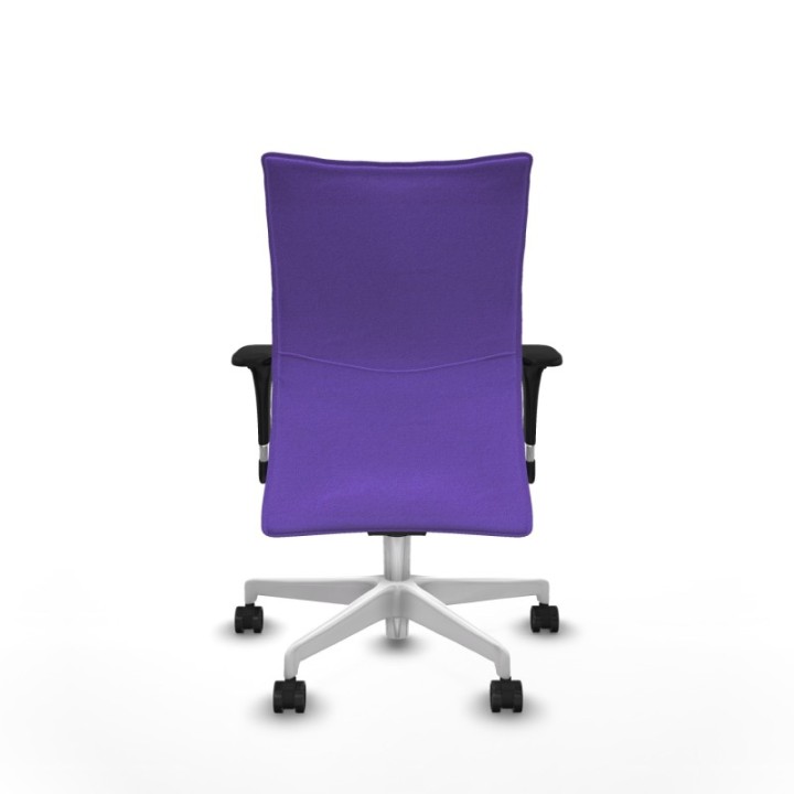 Albacete confidente XL sincro bali lila brazos 1D cromados base blanca ruedas 65 mm nailon