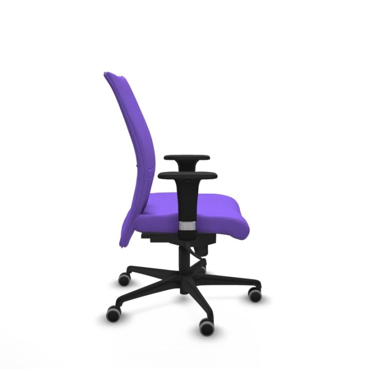 Albacete confidente XL sincro bali lila brazos 1D cromados base nailon ruedas 65mm engomadas