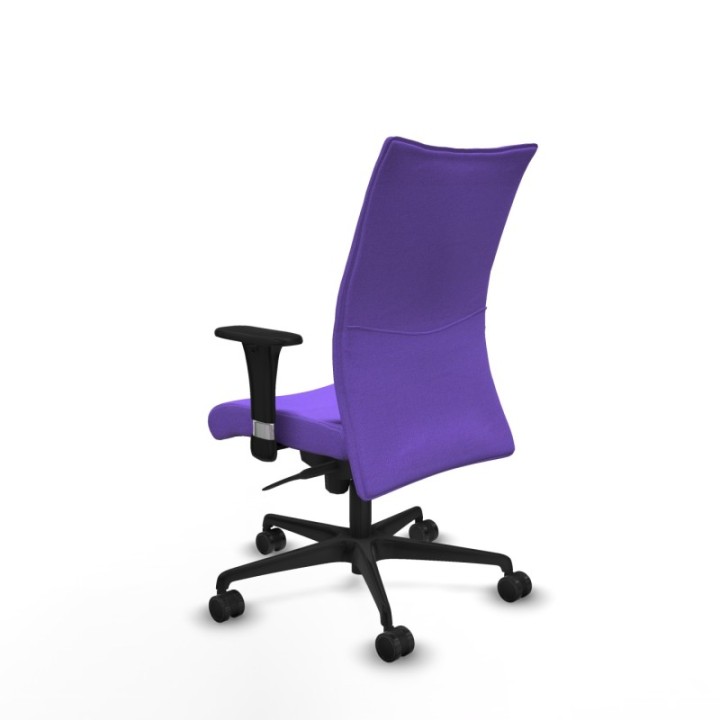 Albacete confidente XL sincro bali lila brazos 1D cromados base nailon ruedas 65 mm nailon