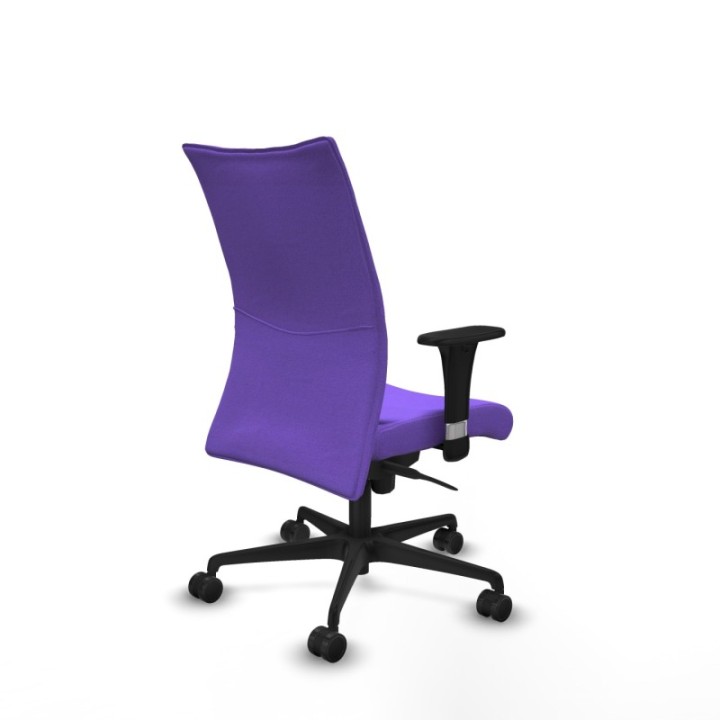 Albacete confidente XL sincro bali lila brazos 1D cromados base nailon ruedas 65 mm nailon