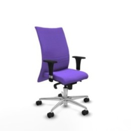 Albacete confidente XL sincro bali lila brazos 1D cromados base aluminio ruedas 65 mm nailon