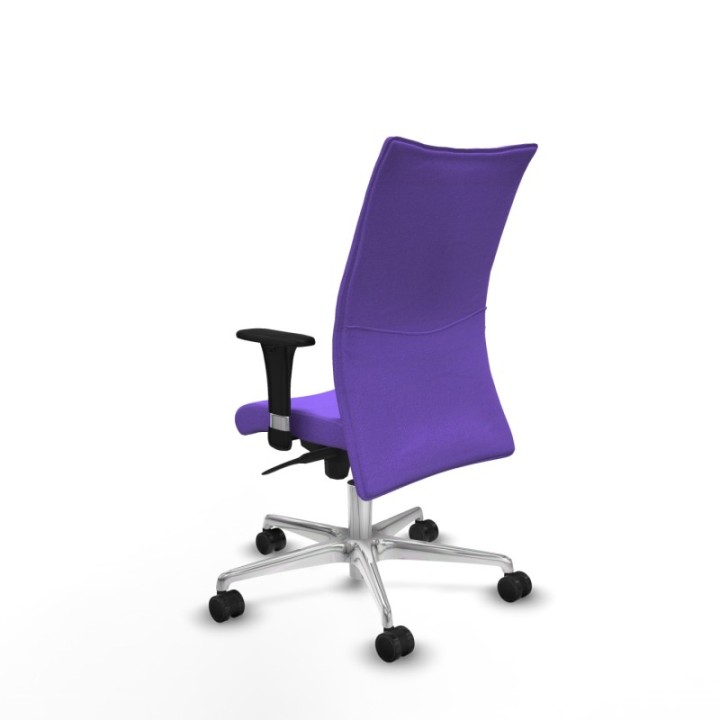 Albacete confidente XL sincro bali lila brazos 1D cromados base aluminio ruedas 65 mm nailon