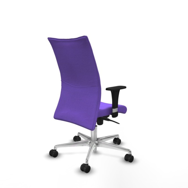 Albacete confidente XL sincro bali lila brazos 1D cromados base aluminio ruedas 65 mm nailon