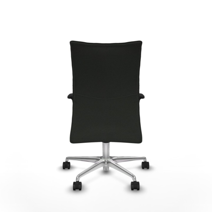 Albacete confidente XL sincro bali negro brazos 1D cromados base aluminio ruedas 65 mm nailon