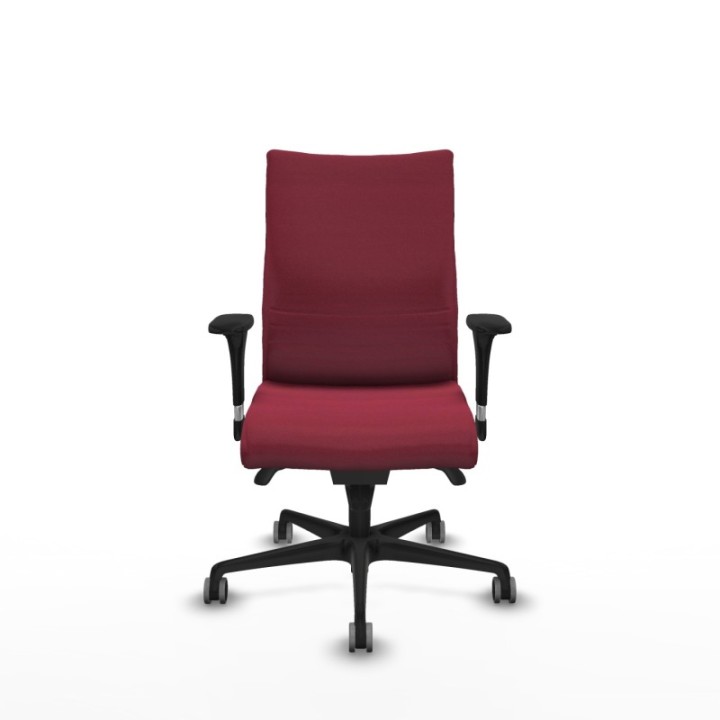 Albacete confidente XL sincro bali granate brazos 1D cromados base nailon ruedas 65mm engomadas