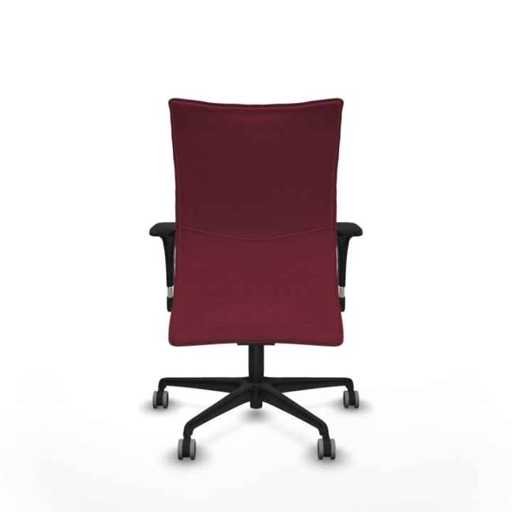 Albacete confidente XL sincro bali granate brazos 1D cromados base nailon ruedas 65mm engomadas