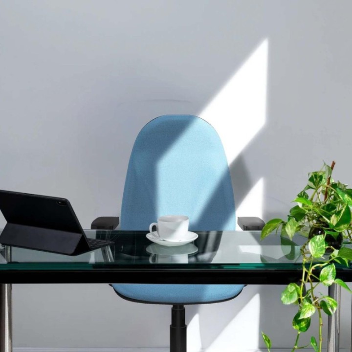 Algarra CP bali verde petroleo brazos 2D base poliamida ruedas autofrenantes 50mm