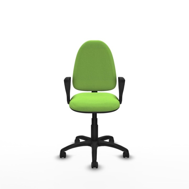 Aýna CP bali pistacho brazos fijos base poliamida ruedas engomadas 50mm