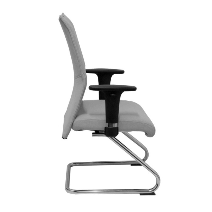 Sillón Albacete confidente patín bali gris claro