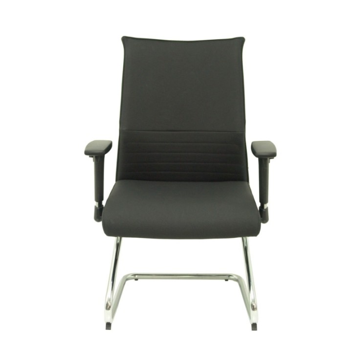 Sillón Albacete confidente patín piel negro