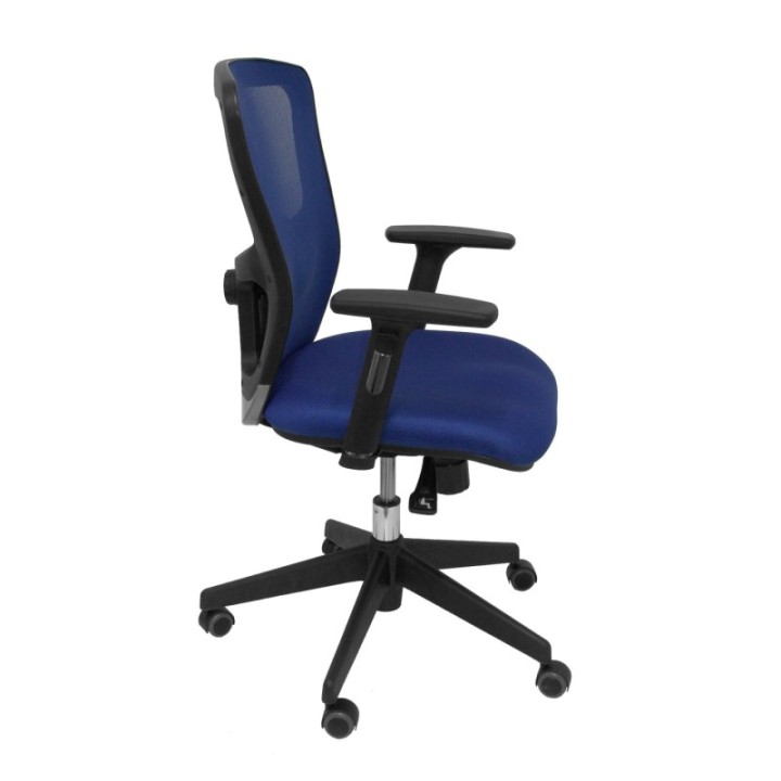 Silla Pozuelo respaldo malla azul asiento 3D azul