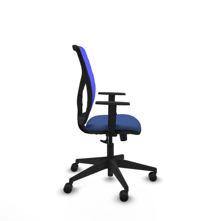 Motilla sincro malla azul bali azul marino brazos 1D base piramidal  ruedas 65mm nailon