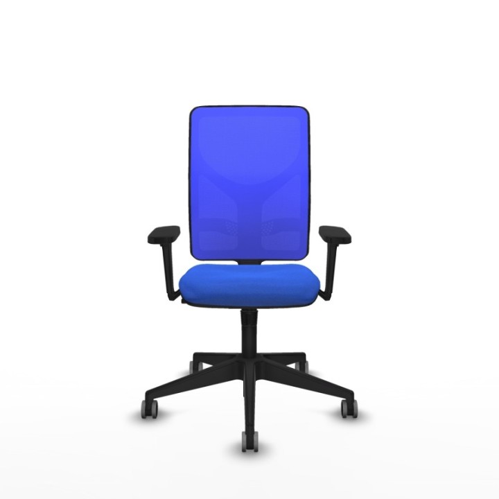 Motilla sincro malla azul bali azul brazos 3D base piramidal  ruedas 65mm engomadas