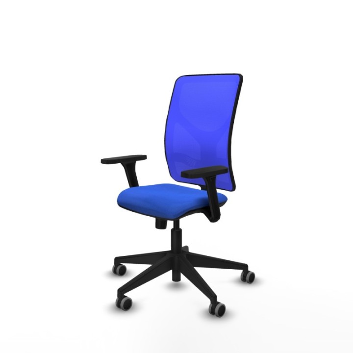 Motilla sincro malla azul bali azul brazos 3D base piramidal  ruedas 65mm engomadas