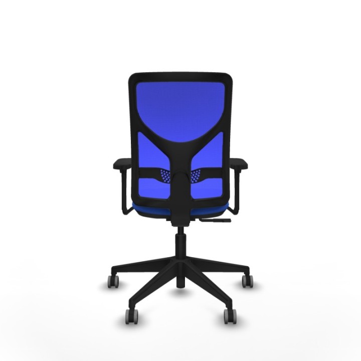 Motilla sincro malla azul bali azul brazos 3D base piramidal  ruedas 65mm engomadas