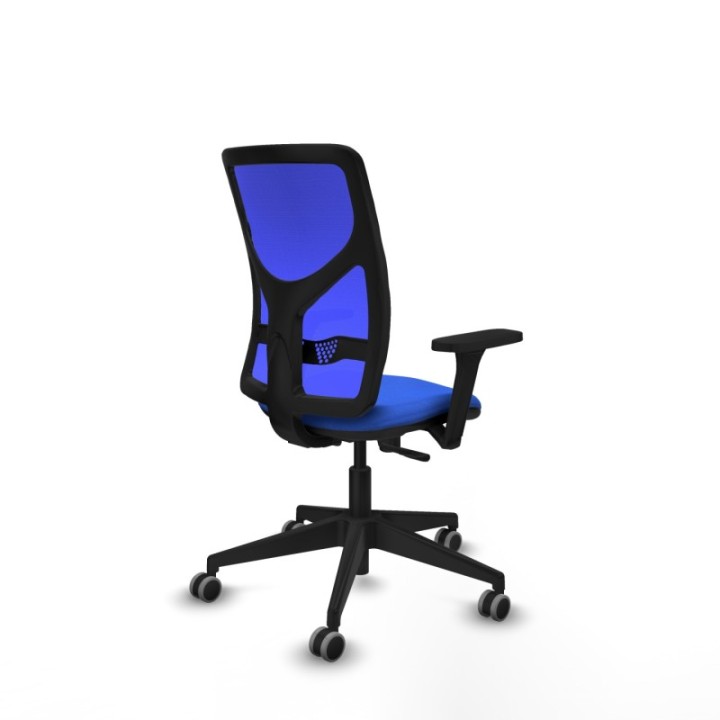 Motilla sincro malla azul bali azul brazos 3D base piramidal  ruedas 65mm engomadas